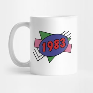 Year 1983 Retro 80s Graphic Mug